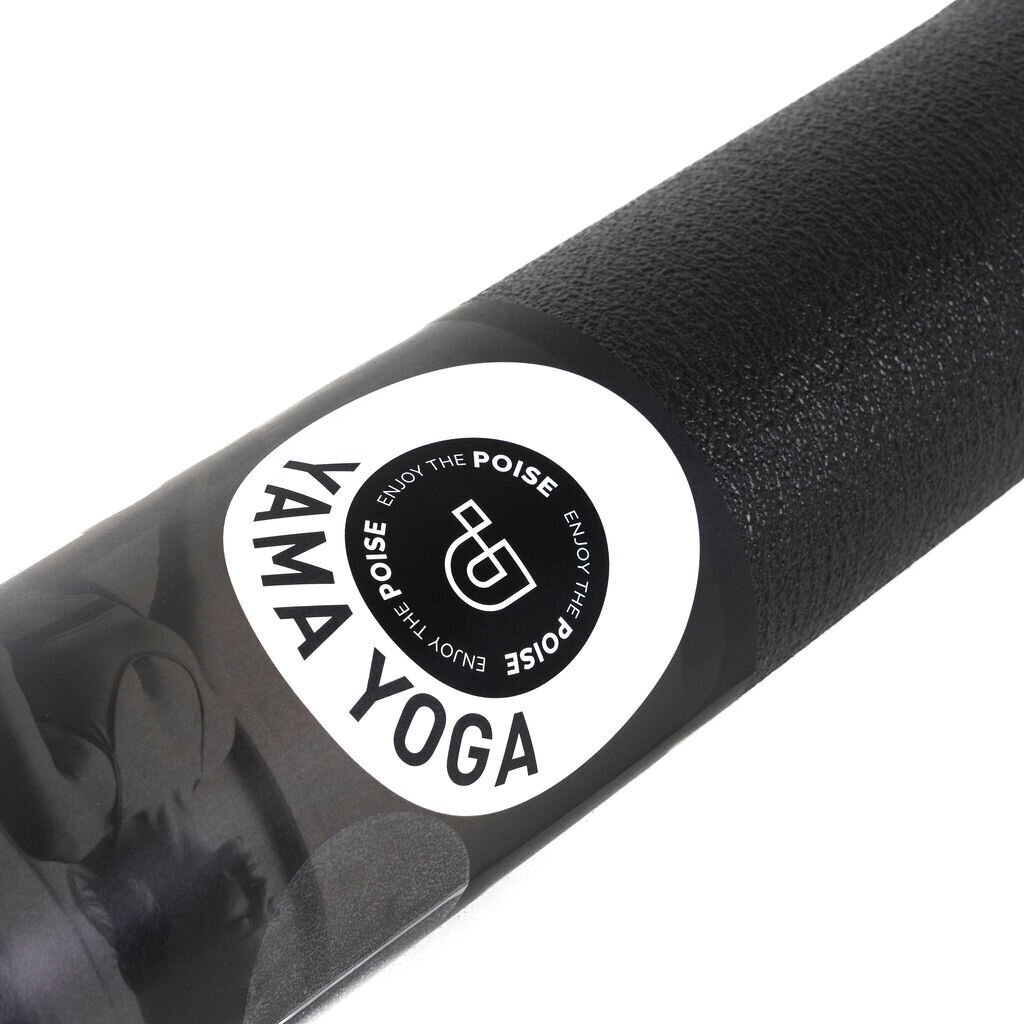 Vingrošanas paklājiņš Poise Yama Yoga 180x65x0,6 cm, melns цена и информация | Vingrošanas paklāji | 220.lv