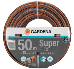 Шланг садовый Superflex 1/2" 50м, Gardena цена и информация | Оборудование для полива | 220.lv