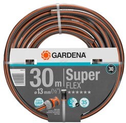 Шланг садовый Gardena Superflex 1/2" 30м цена и информация | Оборудование для полива | 220.lv
