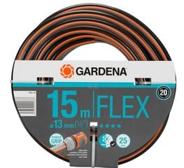 Шланг садовый Gardena Comfort FLEX 1/2" 15м,  цена и информация | Оборудование для полива | 220.lv