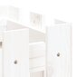 Balkona puķu kaste, balta, 60x30x30cm цена и информация | Balkona kastes | 220.lv