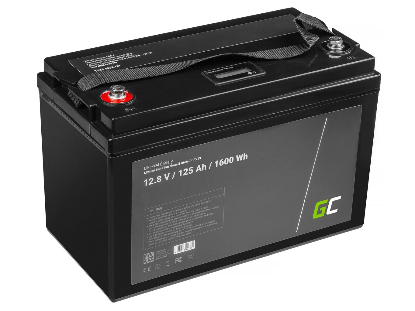 Akumulators Green Cell 12 V 12.8 V 125 Ah cena un informācija | Akumulatori | 220.lv