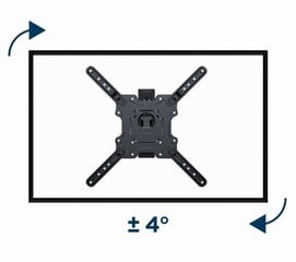 Tv stiprinājums Gembird Premium full-Motion TV Wall Mount цена и информация | Кронштейны для монитора | 220.lv