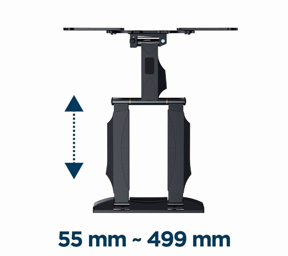 Televizora sienas stiprinājums Gembird WM-55ST-01 Premium , 32”-55” cena un informācija | Monitora turētāji | 220.lv