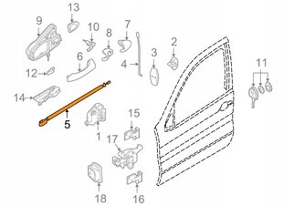 Priekšējo Durvju Atvēršanas Trose, Bmw X5 E53 1999-2006,51218403057, ME Premium cena un informācija | Auto piederumi | 220.lv