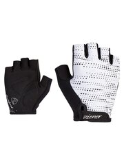 Короткие велосипедные перчатки для женщин Ziener Cimea 988116-01 белый цена и информация | Велосипедные перчатки | 220.lv