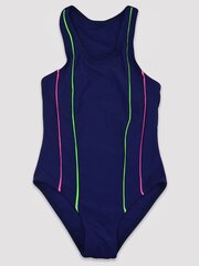 Спортивный купальник для девочек Yoclub KD-018 (Темно-синий) цена и информация | Купальники для девочек | 220.lv