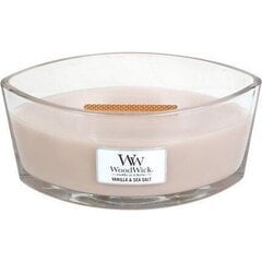 WoodWick aromātiskā svece Vanilla &amp; Sea Salt 453.6 g cena un informācija | Sveces un svečturi | 220.lv