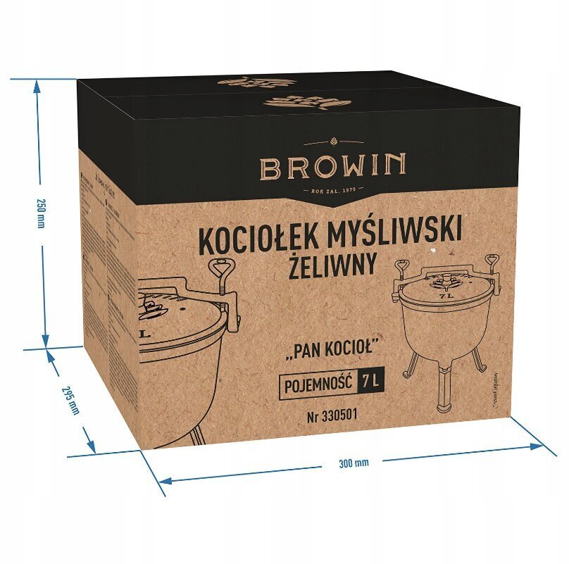 Katls Browin, 7L cena un informācija | Ugunskura katli, trauki un galda piederumi  | 220.lv