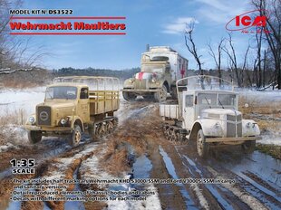 Līmējošais modelis ICM DS3522 Wehrmacht Maultiers 1/35 цена и информация | Склеиваемые модели | 220.lv