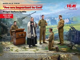 Līmējošais modelis ICM 35616 Prayer before battle You are important to God 1/35 цена и информация | Склеиваемые модели | 220.lv