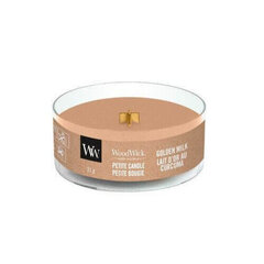 WoodWick ароматическая свеча Golden Milk Petite 31.0 г цена и информация | Подсвечники, свечи | 220.lv