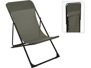 Salokams pludmales krēsls, 86x58x90 cm, zaļš cena un informācija | Tūrisma mēbeles | 220.lv