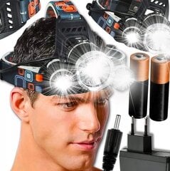 LED uzlādējams galvas lukturītis, IPX-44 cena un informācija | Lukturi | 220.lv