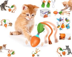 Interaktīvā rotaļlieta kaķiem Smart Cat Ball Carrot Haplix cena un informācija | Rotaļlietas kaķiem | 220.lv