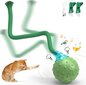 Interaktīvā rotaļlieta kaķiem Smart Cat Ball Green Haplix цена и информация | Rotaļlietas kaķiem | 220.lv