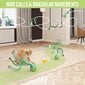 Interaktīvā rotaļlieta kaķiem Smart Cat Ball Green Haplix цена и информация | Rotaļlietas kaķiem | 220.lv