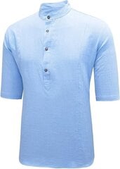 Мужская рубашка Elegancity, синяя цена и информация | Мужские рубашки | 220.lv