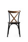 4 krēslu komplekts Kalune Design Ekol - 261, brūns/melns цена и информация | Virtuves un ēdamistabas krēsli | 220.lv