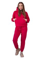 женский спортивный костюм fluo pink с капюшоном liana цена и информация | Спортивная одежда для женщин | 220.lv