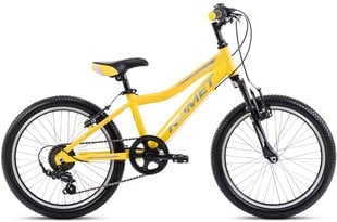 Pilsētas velosipēds Romet Rambler 20", dzeltens цена и информация | Велосипеды | 220.lv
