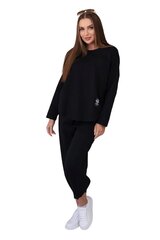 Женский черный бархатный комплект цена и информация | Спортивная одежда для женщин | 220.lv