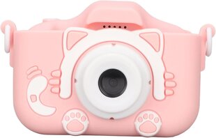 Bērnu digitālā kamera, rozā cena un informācija | Digitālās fotokameras | 220.lv