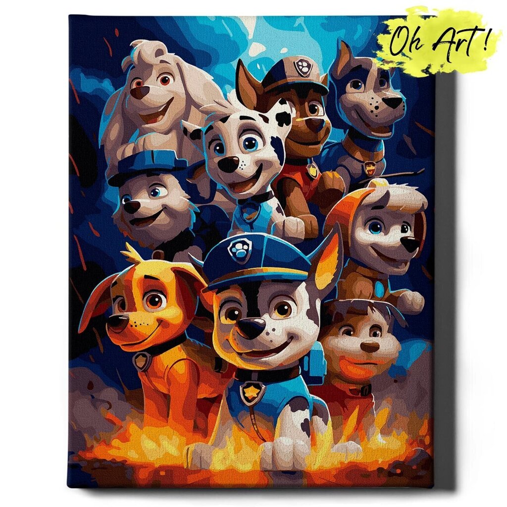 Dimantu mozaīka 5D Diamond Painting Oh Art! Paw Patrol, 30x40 cm, 30x40  цена | 220.lv