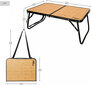 Saliekamais galds Aktive, 60x25x40 cm, 4 gab., brūns cena un informācija |  Tūrisma mēbeles | 220.lv