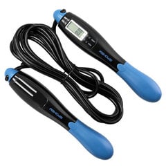 Скакалка со стойкой SPOKEY Count Rope, черно-синий цена и информация | Скакалка Tunturi Pro Adjustable Speed Rope | 220.lv