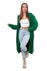 Kardigans sievietēm, zaļš cena un informācija | Sieviešu džemperi | 220.lv