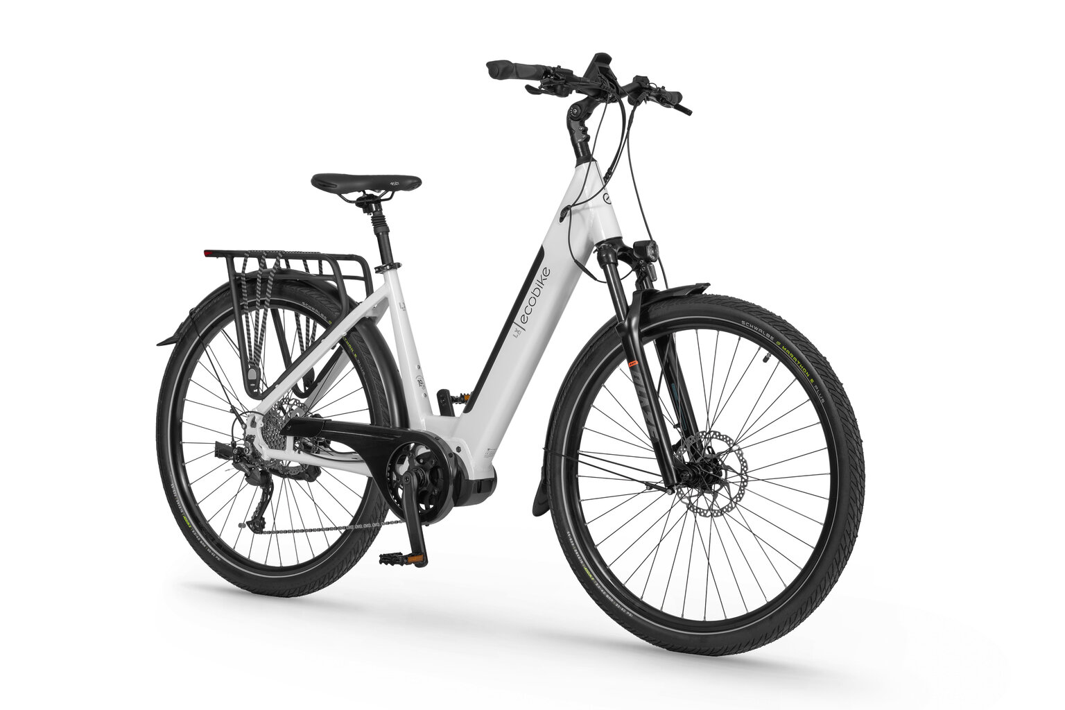 Elektriskais velosipēds Ecobike LX300 2024, 19", 14 AH 48V, balts cena un informācija | Elektrovelosipēdi | 220.lv