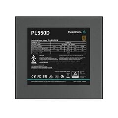 DeepCool PL550D (R-PL550D-FC0B-EU) cena un informācija | Barošanas bloki (PSU) | 220.lv