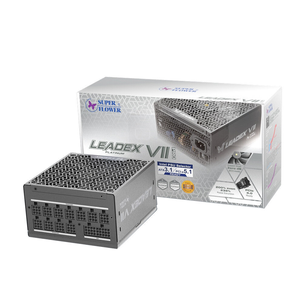 Super Flower Leadex VII Platinum Pro 1200W цена и информация | Barošanas bloki (PSU) | 220.lv