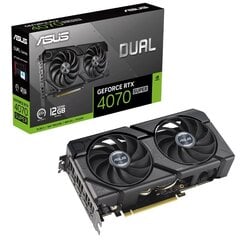 Asus Dual GeForce RTX 4070 Super Evo (DUAL-RTX4070S-12G-EVO) цена и информация | Видеокарты (GPU) | 220.lv