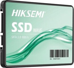 Hiksemi Wave (S) (HS-SSD-WAVE(S)(STD)/960G/SATA/WW) cena un informācija | Iekšējie cietie diski (HDD, SSD, Hybrid) | 220.lv