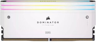 Corsair Dominator Titanium RGB (CMP64GX5M2B6400C32W) cena un informācija | Operatīvā atmiņa (RAM) | 220.lv