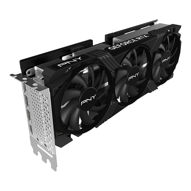 PNY GeForce RTX 4070 Ti Super Verto Overclocked Triple Fan (VCG4070TS16TFXPB1-O) cena un informācija | Videokartes (GPU) | 220.lv