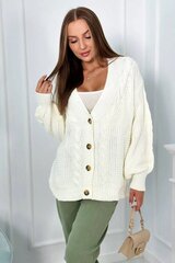Džemperis sievietēm, balts cena un informācija | Sieviešu džemperi | 220.lv