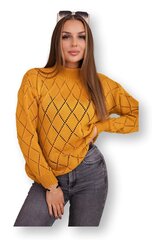 Džemperis sievietēm, dzeltens cena un informācija | Sieviešu džemperi | 220.lv