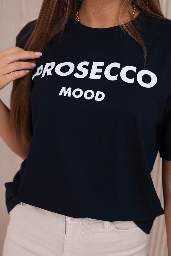 T-krekls sievietēm Prosecco 27813-53598, zils цена и информация | T-krekli sievietēm | 220.lv