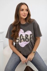 T-krekls sievietēm Babe 28115-54053, brūns цена и информация | Женские футболки | 220.lv