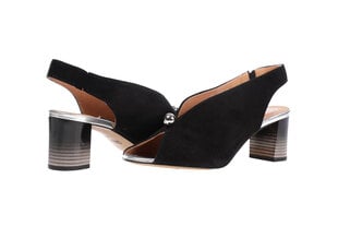 Туфли женские Simen 38524, черные цена и информация | Женские сандалии Libra Pop, чёрные | 220.lv