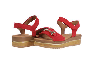 Sandalas sievietēm Gabor 30231, sarkanas cena un informācija | Sieviešu sandales | 220.lv