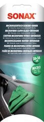 Mikrošķiedras lupatiņa stiklam un salonam Sonax, 1 gab. цена и информация | Для чистки, салфетки | 220.lv