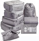 Ceļojumu bagāžas somu komplekti, pelēki cena un informācija | Koferi, ceļojumu somas | 220.lv