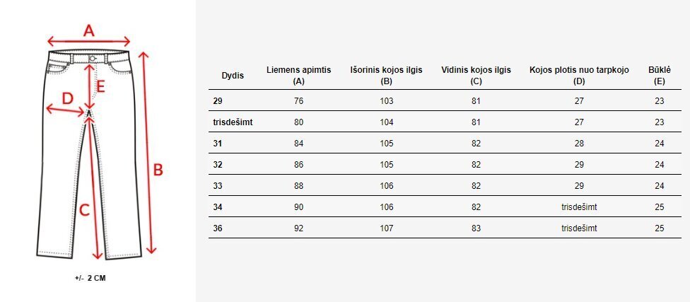 Džinsi vīriešiem, melni cena un informācija | Vīriešu džinsi | 220.lv