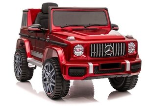 одноместный электромобиль mercedes g63 bbh-0002, красный лак цена и информация | Электромобили для детей | 220.lv