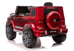 одноместный электромобиль mercedes g63 bbh-0002, красный лак цена и информация | Электромобили для детей | 220.lv