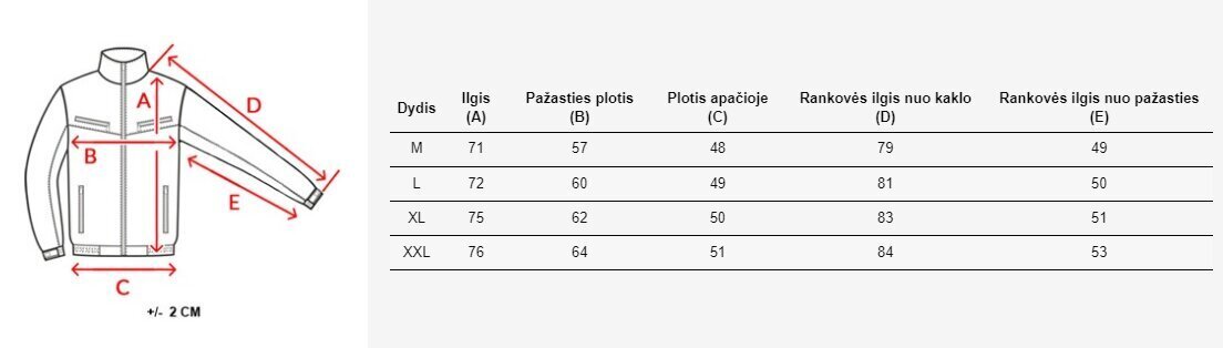 Jaka vīriešiem Rikon TX4145-54126, melna цена и информация | Vīriešu virsjakas | 220.lv